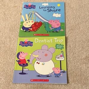 Scholastic Peppa Pig Book Duo - Blue and Green Covers